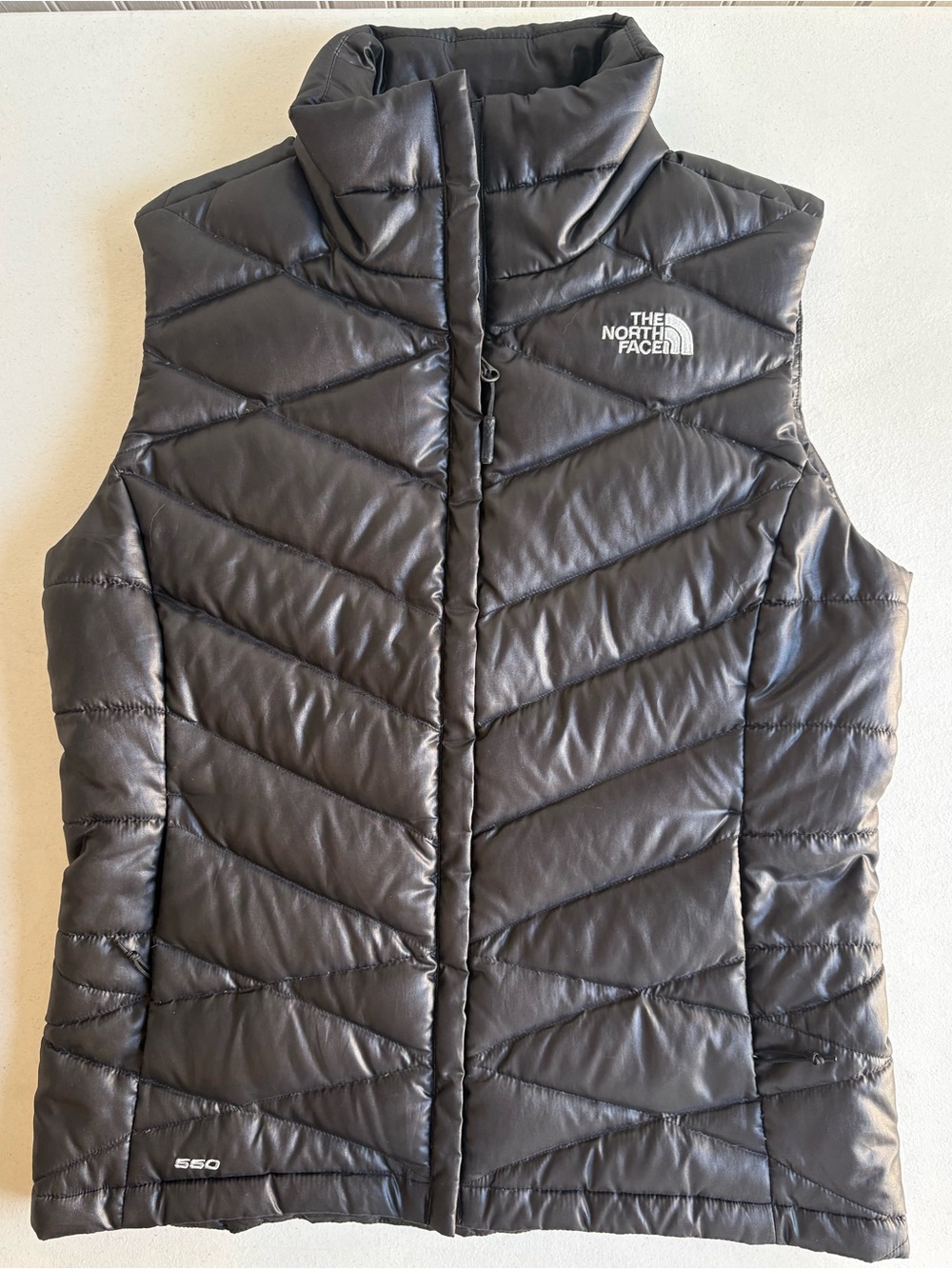 The North Face Aconcagua Vest Womens Small Black 550 Down Puffer Quilted